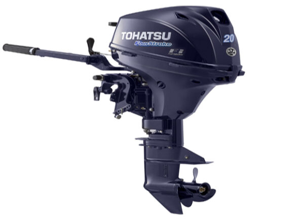 2018 Tohatsu 20 Hp MFS20EEFTL Outboard Motor – Flushing Point Marina